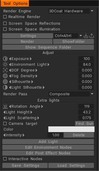 Render Panel Functions