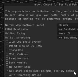 Sharp Edges Model Sharp (hard) edge - 3DCoat Documentation