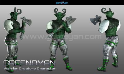  Warrior Creature Character Animation