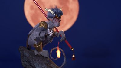 The Monkey King by Moonlight
