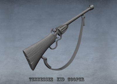 WIP sculpt Tennessee Kid cooper Gun