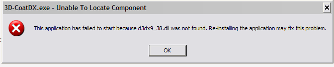 D3dx9 31 dll. Unable to locate the funny.