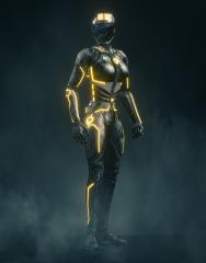 Sci-fi armor suit