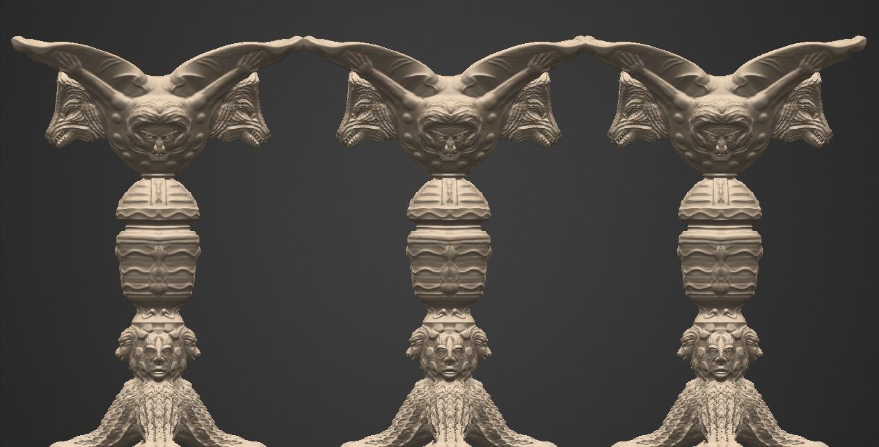 3d coat mesh polycount is big