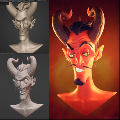 Handsome Devil progress collage
