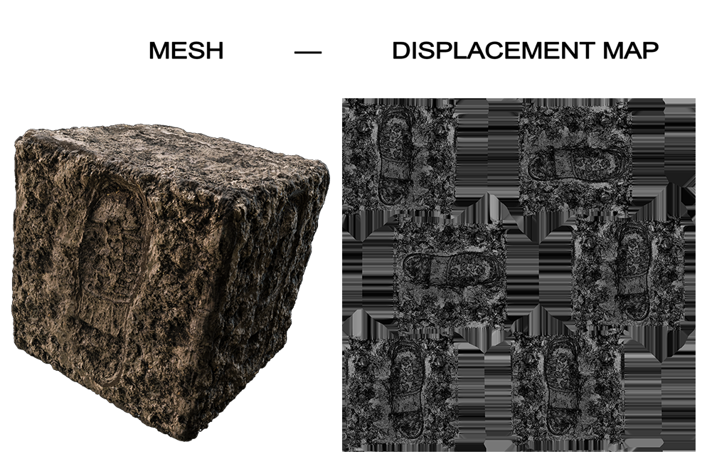 Displacement mapping. Дисплейсмент. Карта displacement. Дисплейсмент мап. Карты дисплейсмента.